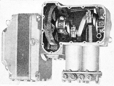 THE INTERIOR of an electric compressor