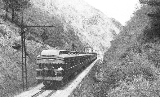 IN “LITTLE HELL” GORGE, on the line of the Mexican Railway