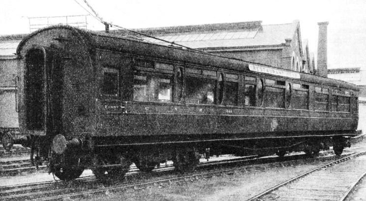 A RESTAURANT CAR owned by the Great Northern Railway of Ireland