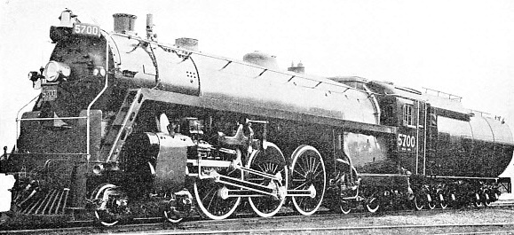 NO. 5700, 4-6-4 EXPRESS LOCOMOTIVE of the Canadian National Railways