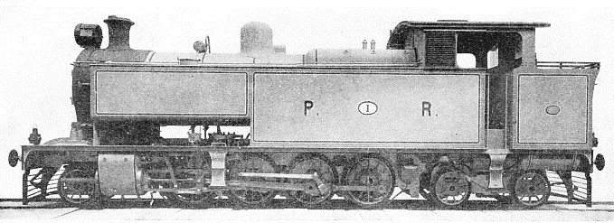 This tank locomotive is a 2-8-4 type and was built by Kitson & Co, Ltd