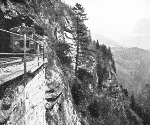 The Swiss Martigny-Chatelard electric railway