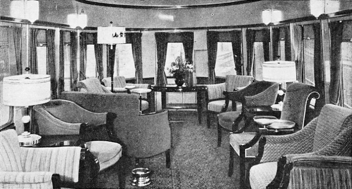 A Drawing Room on Wheels on the "Abraham Lincoln" Express