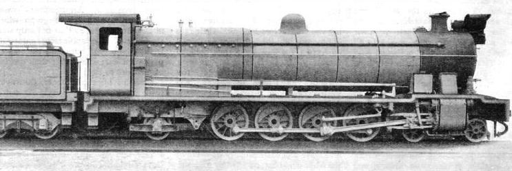 HEAVY 4-8-2 GOODS LOCOMOTIVE, built for the 3 ft 6-in gauge of the Gold Coast Government Railways