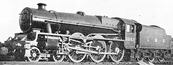 A three-cylinder 4-6-0 LMS engine built at Derby in 1934