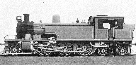 A 2-6-4 tank locomotive built for a 5 ft 6 in gauge line by Robert Stephenson & Co