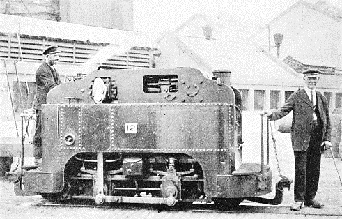 one of the 0-4-0 narrow-gauge tank locomotives in operation on a private railway at St. James’s Gate Brewery