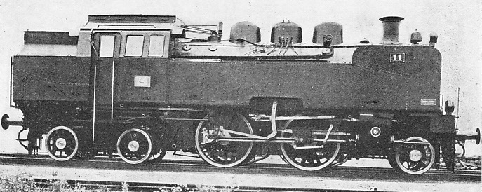 An unusual 2-4-4 tank locomoitve built at Prague for the Lithuanian State Railways 