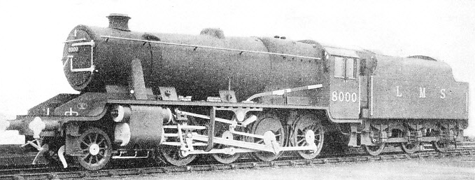 2-8-0 TWO-CYLINDER HEAVY GOODS ENGINE introduced on the LMS in 1935