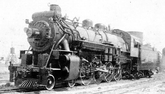 4-8-0 locomotive of the National Railways of Mexico