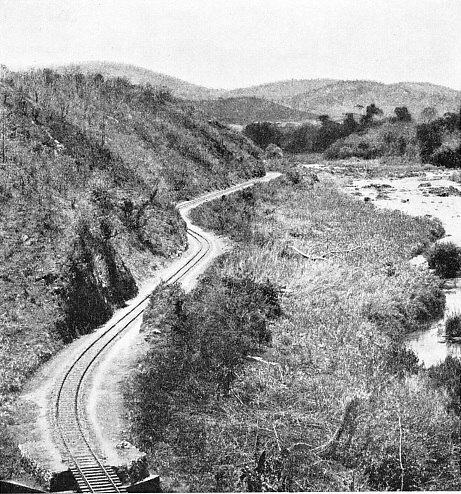 a section of the railway in Nyasaland