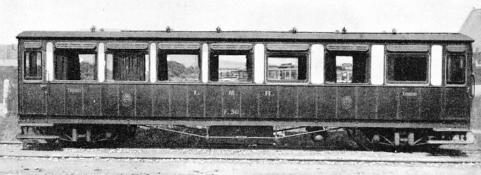 A THIRD-CLASS SALOON on the Isle of Man Railway