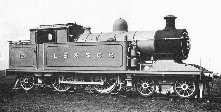 A powerful 10-wheel tank engine, London Brighton & South Coast Railway
