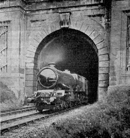 Bristol Two-hour Express emerging from Box Tunnel