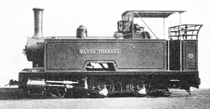THIS TYPE OF TANK LOCOMOTIVE is used on many sugar plantations throughout the world