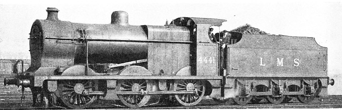 STANDARD 0-6-0 FREIGHT ENGINE in use on the LMS