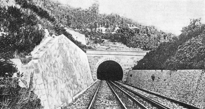 THE CAMPI FLEGREI TUNNEL on the new direct railway route between Rome and Naples