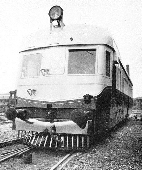 AN ARMSTRONG WHITWORTH RAIL-CAR in service on the Buenos Ayres Western Railway