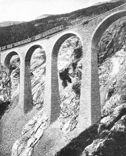 PERCHED ON A PRECIPITOUS SLOPE is Luegeikinn Viaduct