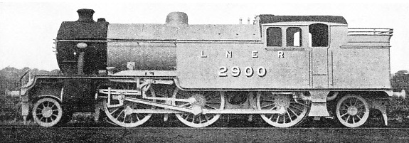 A 2-6-2 LNER tank engine in 1930