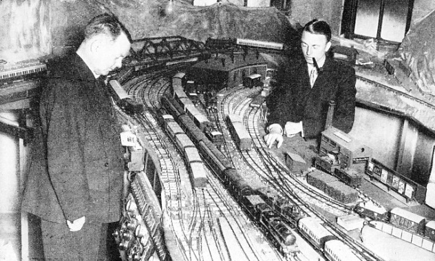 THE VICARAGE MODEL RAILWAY, owned by the Rev. A. H. Webb