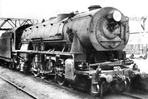 Mountain type freight locomotive on a New South Wales Government Railways train