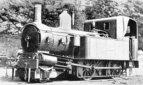 A STANDARD 2-4-0 TANK locomotive which was built for the Isle of Man Railway by Messrs. Beyer, Peacock & Co Ltd