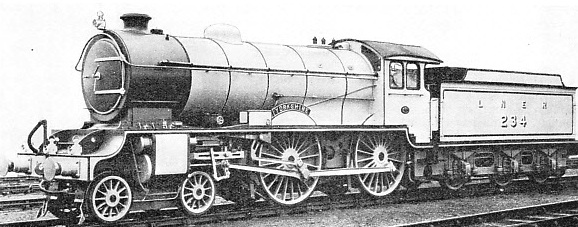 A “SHIRE” CLASS LNER three-cylinder express locomotive
