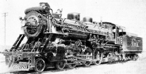 LOCOMOTIVE No. 178, one of the 4-6-2 engines owned by the National Railways of Mexico