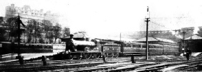 PERTH AND INVERNESS EXPRESS leaving Edinburgh Waverley station