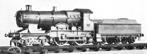 A COAL FIRED MODEL of the “City of Truro” on Mr. V. B. Harrison’s Gauge 1 railway