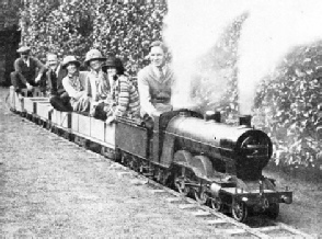 A view of the miniature railway at Broome, near Stourbridge