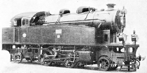 A 2-4-2 tank locomotive in operation on the Deli Railway of Sumatra