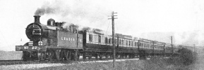 a Continental express on the old London, Brighton and South Coast Railway