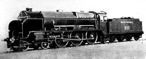 LORD NELSON, a Southern Railway 4-6-0 express locomotive