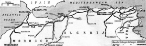 THE MAIN RAILWAY SYSTEMS of Northern Africa