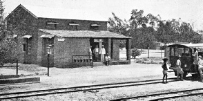 A STATION IN THE TROPICS. Balaka, a halt on the lines of the Nyasaland Railways