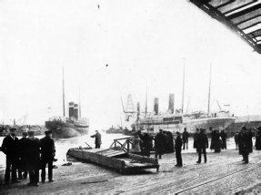 Departure of an American Liner from Southampton Docks