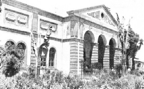 IMPOSING ENTRANCE to Puebla Station, Mexico