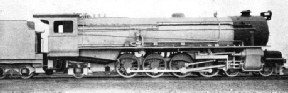 A THREE-CYLINDER LOCOMOTIVE built in England for Nigeria 