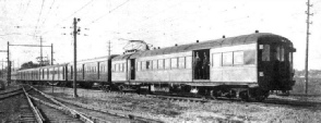 An electric train on the suburban lines round the capital of New South Wales