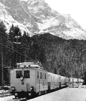 THE BAVARIAN ZUGSPITZE RAILWAY