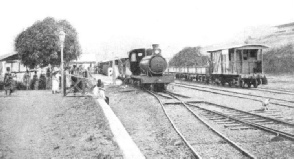 OBUASI RAILWAY STATION, north of Tarkwa, Gold Coast