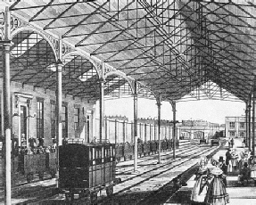 EUSTON STATION IN 1837