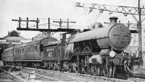 ENGINE NO. 422 OF THE SOUTHERN RAILWAY LEAVING VICTORIA