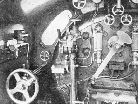 THE POSITION of the Strowger-Hudd apparatus in the engine cab