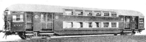 DOUBLE-DECKED COACHES of modern design are used on the Paris suburban services of the French State Railways. The above photograph shows a third-class "smoking" carriage. Railways on the continent of Europe are able to build rolling stock of generous dimensions, because the Continental loading gauge is larger than the British.