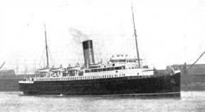 The Canterbury steaming out of Dover Harbour