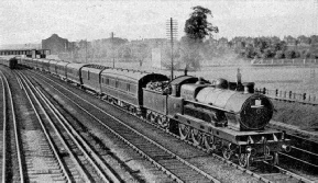 The up Irish Mail passing Kenton