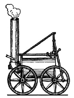 The first Passenger Engine  (1808)